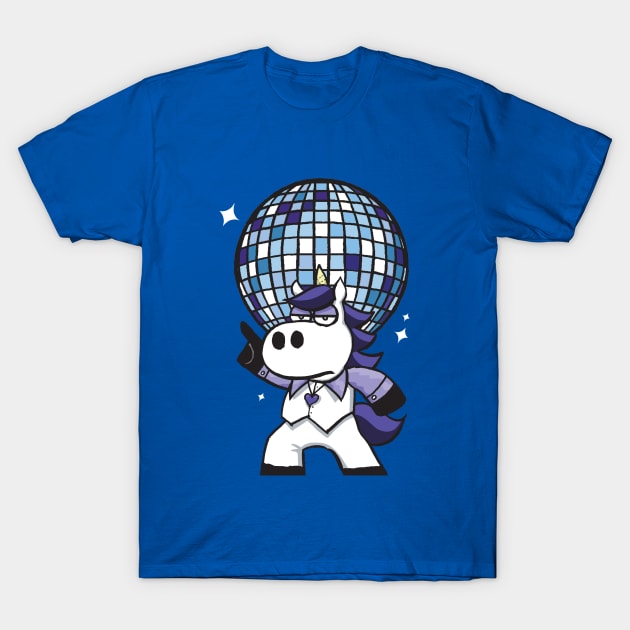 Disco Slasher (the Unicorn) T-Shirt by JCPhillipps